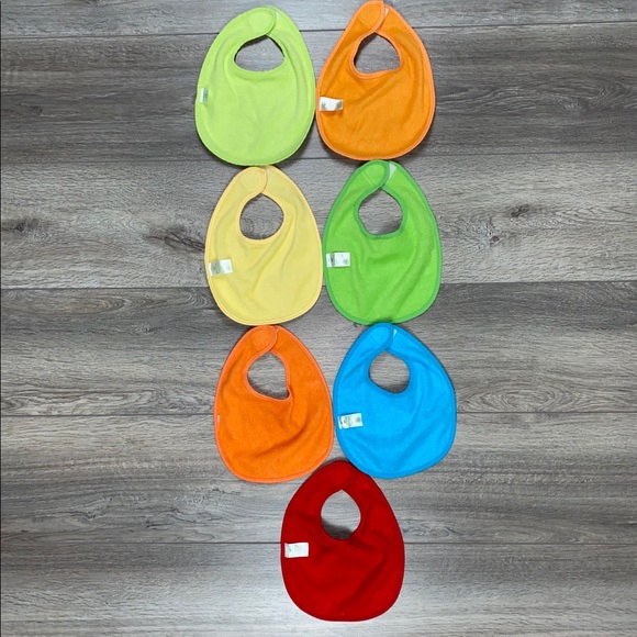 Green Sprouts Bibs 7 Velcro Terrycloth Teething Bibs - Picture 10 of 14